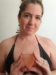 Dr Robyn Wilhelm Self Massage With Himalayan Salt Stone and Simple Jane CBD