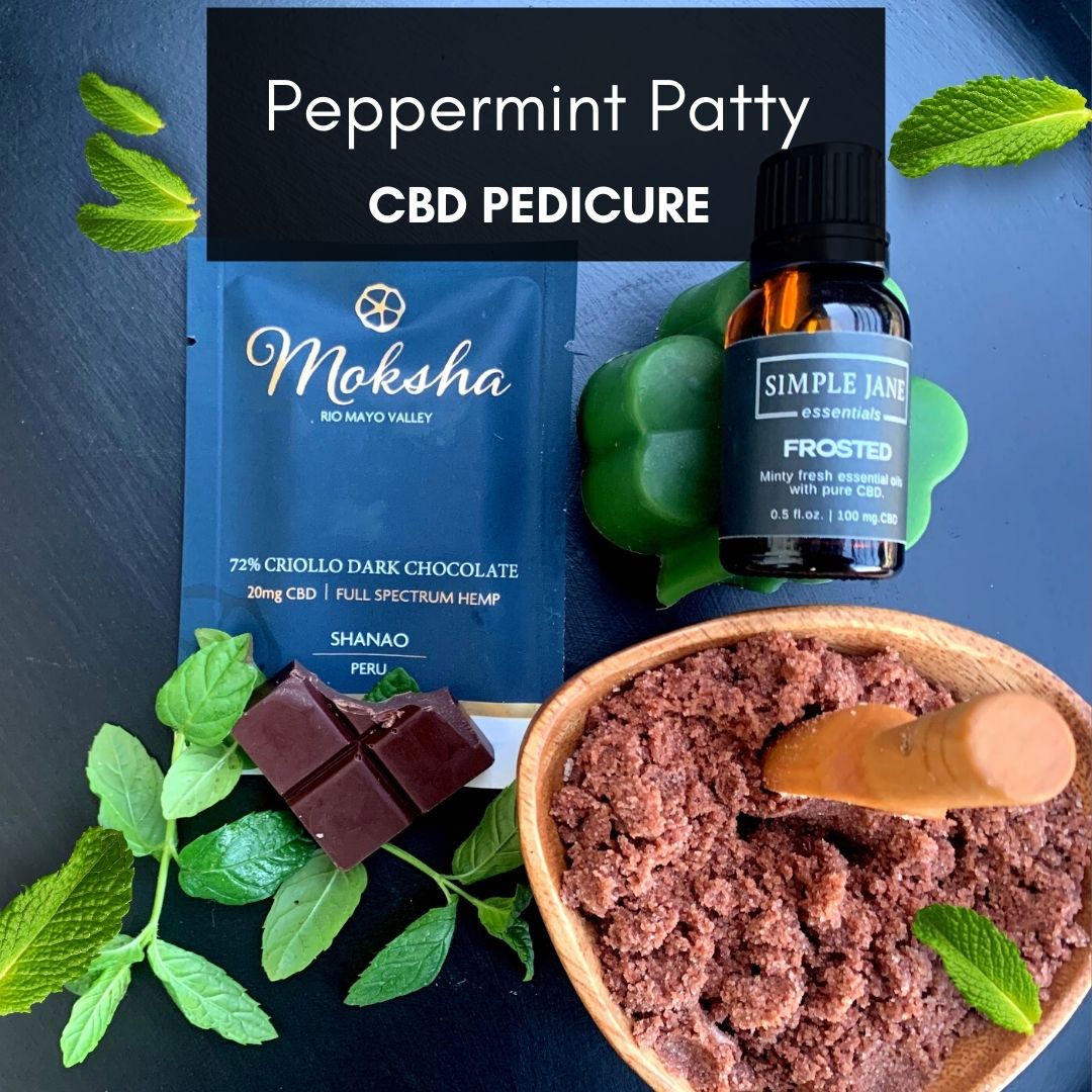 Peppermint Patty CBD Pedicure - Simple Jane Co.