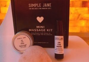 CBD Mini Massage Kit for Relaxing After a Hike or Outdoor Adventure.